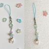 Handmade Beaded Phone Decoration Pendant Gold Silver Phone Chains Pendant