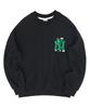 PAPERBOY Ny Simple Logo Sweatshirt - Navy