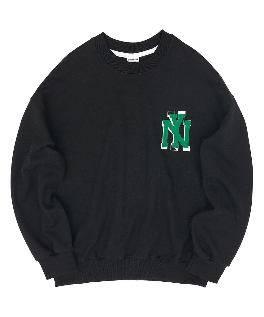 PAPERBOY Ny Simple Logo Sweatshirt - Navy