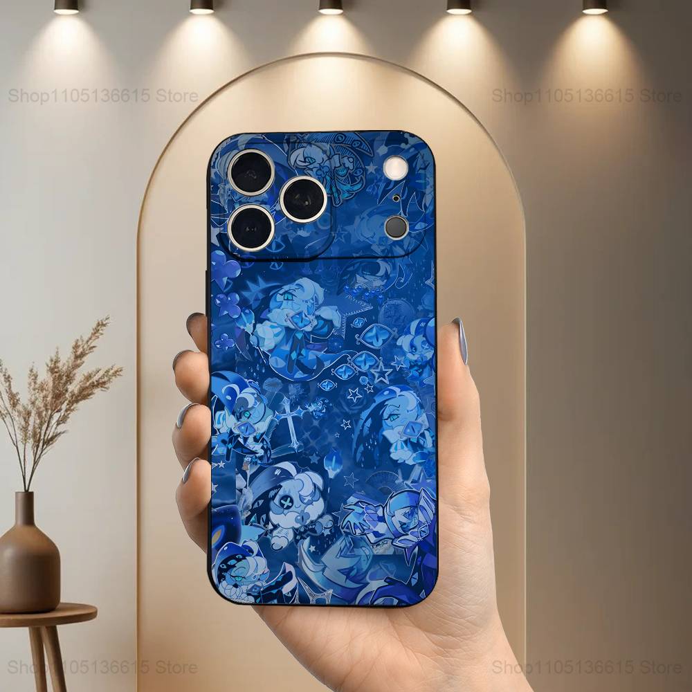 

C-Cookie R-Run K-Kingdom Case For iPhone 11,12,15,14,13,16,17,Plus,Pro Max,XS,X,XR,SE,Mini,8,7,Soft Silicone Black iPhone17Promax