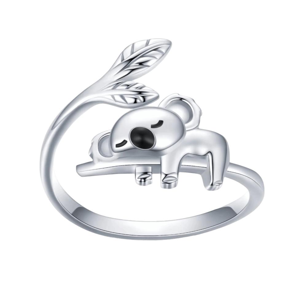 Trendy Style Animal Open Ring Simple Design Open Ring Cute Animal Finger Jewelry Fashion Accessory