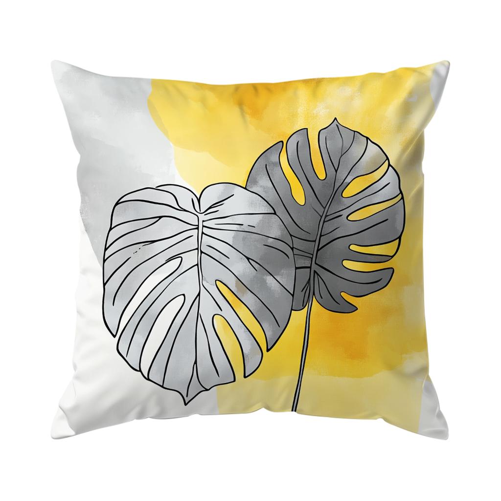 Bohemian Abstract Plants Pillowcase Printed Polyester 40/45/50Cm Throw Pillowcover Decorative Sofa Cushion Pillowslip Home Decor