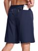 Sports Gym Stretch Shorts with Summer Size XL Men's Shorts, Loungewear, Wear, Quick-Drying, Pockets, Wear, Navy,