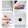 10Pcs Car Sound Insulation Pad Car Door Shock Absorbing Gasket For BYD F3 E6 Yuan Plus Atto F0 G3 I3 Ea1 Song Max Tang Dmi 2din