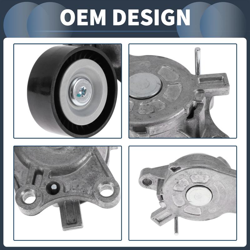 UXCELL Belt Tensioner for Peugeot 308 2009-2021 No.5751J5/5751K4 Metal 1 Pc