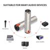 Professional Locking 6.35 1/4 TRS Female To 3Pin XLR Male Balanced Sound Adapter For Equipment And Studio Gear