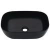 Wash Basin 45.5 X 32 X 13 Cm Ceramic Black