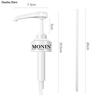 1pc 10ml Coffee Dispenser Syrup Pump Black Liquid Dispenser for Syrup