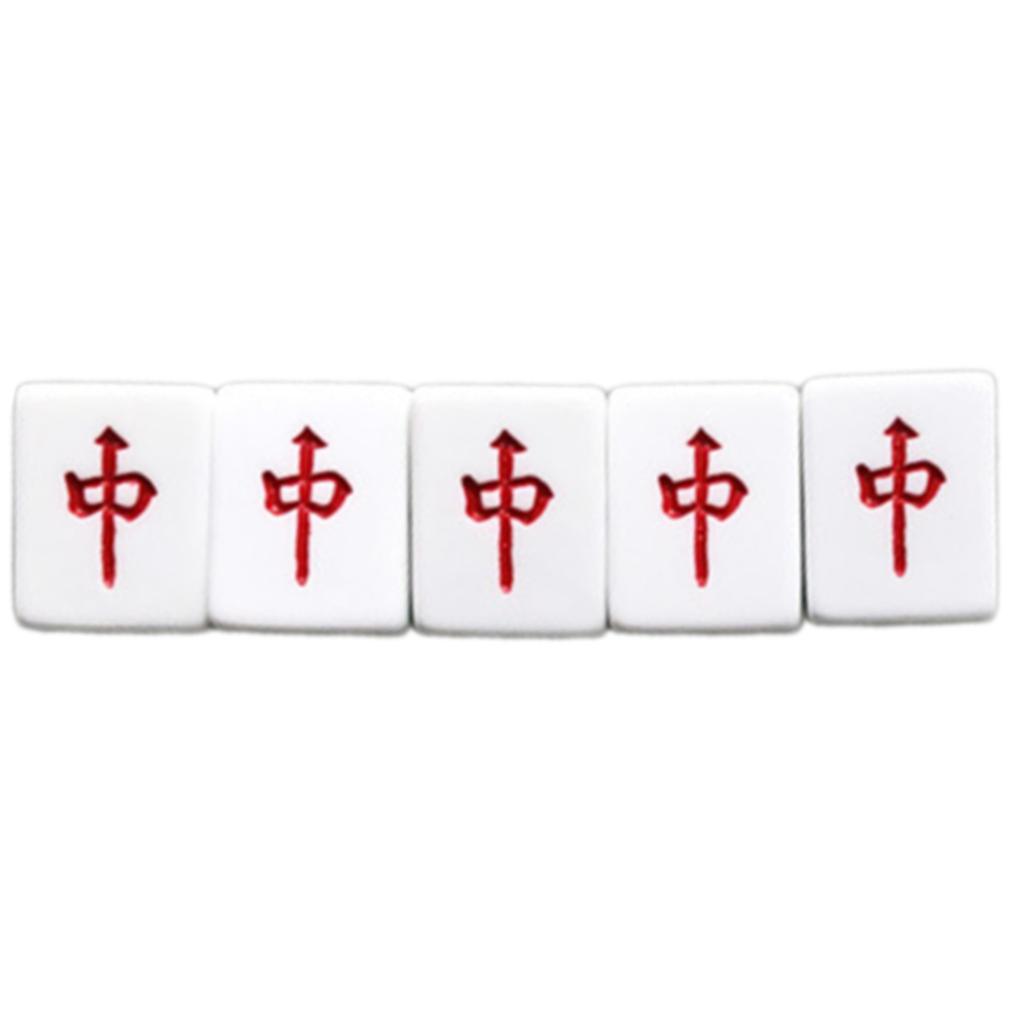 4/5Pcs Chinese Mahjong Tile Magnets for Fridge Colorful Mini Game Tile Magnetic Stickers for Whiteboard or Refrigerator