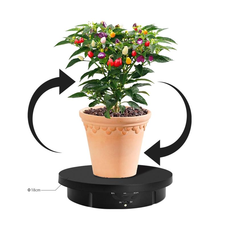 3 in 1 5V Electric Rotating Display Stand Turntable Photographic Video Shooting Stand Dynamic Rotating Display Stand