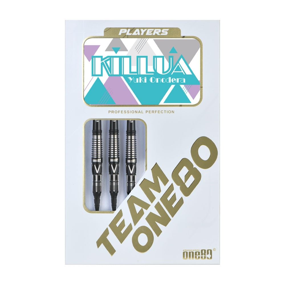 One80 KILLUA 2BA 20g Dark Black Yuki Onodera Player Model Dart Barrel Dart Set