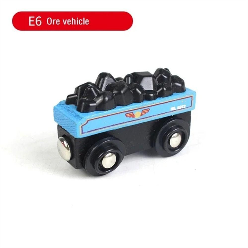 Railway Vehicles Magnetic Train Toys Wooden Track Trains Car Railway Tracks Train Kids Gifts
