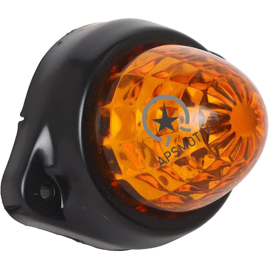 APSMOTIV 10Pack Semi Trucks LED MARKER LIGHTS TRAILER012V Trailer Amber Chicken Lights for Semi Trucks Freightliner Cargo Marker Lights Universal Fit