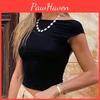 Color Oneck Solid Backless Womens Crop Top Summer Cute Baby Tee Y2k Clothes Bodycon Tunics Fashion Tank