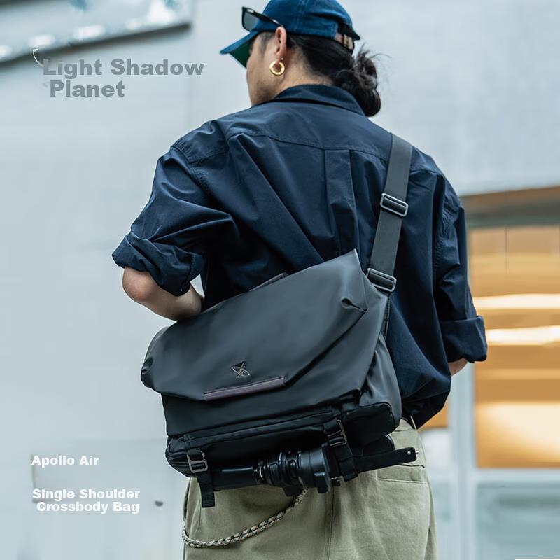 GYXX Large Size Crossbody Bag, Men's Shoulder Bag, Commuter Messenger Bag, 16-inch Laptop Bag