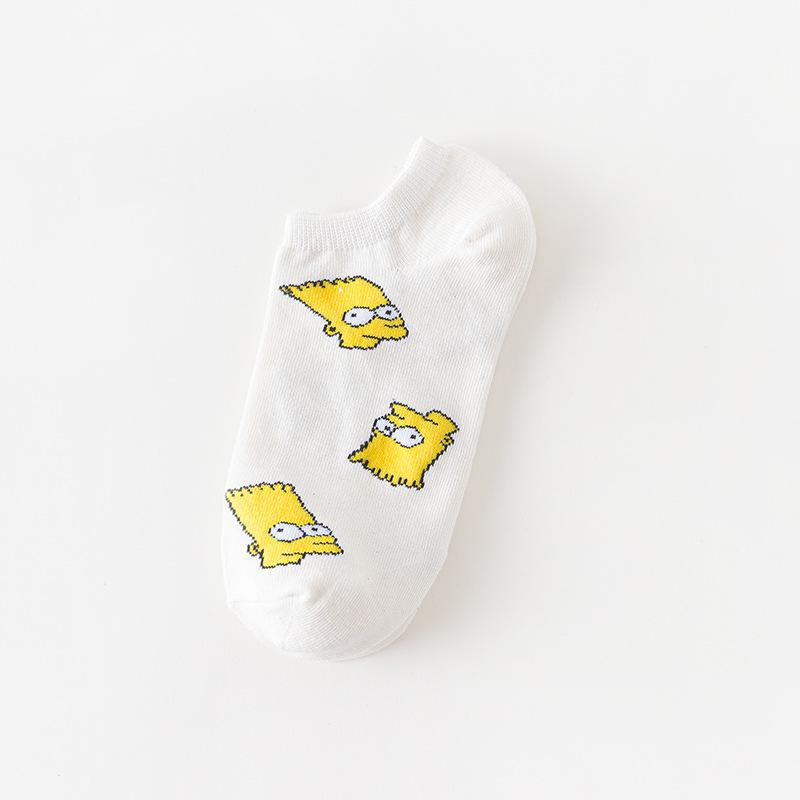 Japanese Cartoon Cotton Socks - Unisex Spring & Autumn Low-Cut Trendy Streetwear