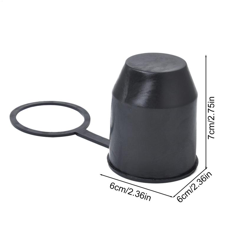 Trailer Hitch Ball Tow Bar Cover Trailer Ball Protective Cover Tow Ball Protector with Hook Trailer Hitch Ball Cover Replacement