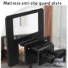 Not Shifts Bed Frame Brackets Strong Metal Plates Mattress Anchors Hardware for Permanent Mattress Positioning
