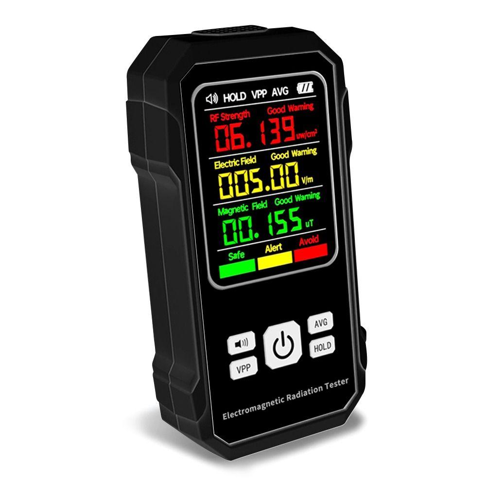 Electromagnetic Radiation Tester Digital Display Electric Magnetic Field Frequency Tester EMF Meter