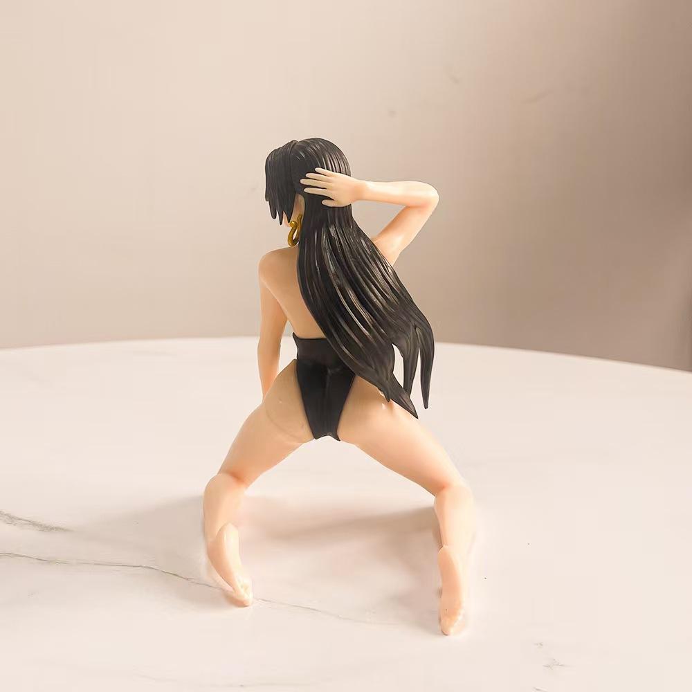 Anime One Piece Sexy Swimsuit Girls Boa Hancock Kneeling Position Figure Statue Doll Decoration Model Toys