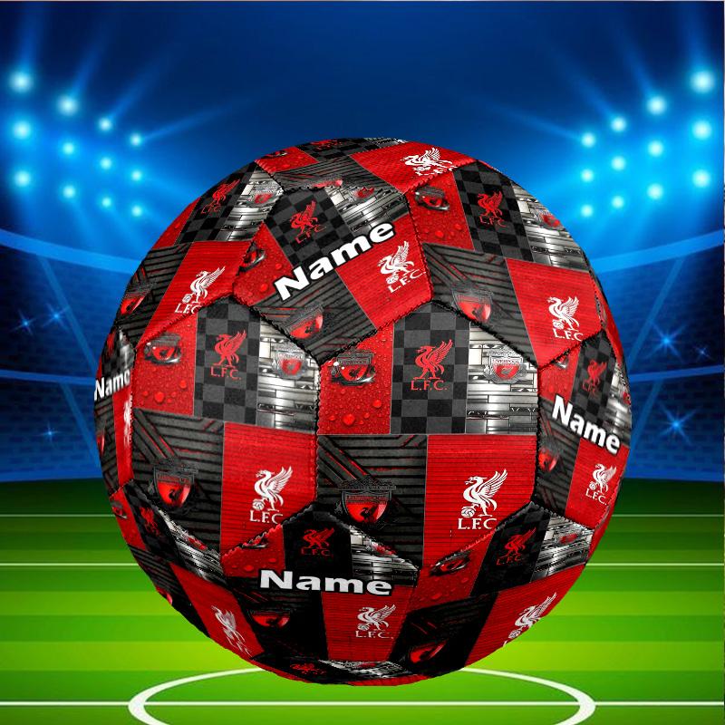 Custom Name Personalized Football team F.C-A Print Size 5 Soccer Ball Training & Match Football, for Team, Kicking, Gift for Football Enthusiasts