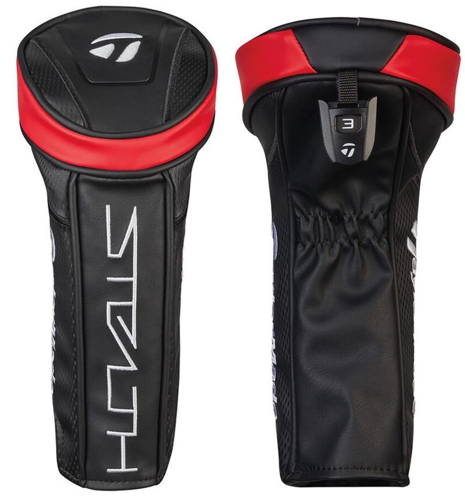 TaylorMade Golf Stealth Black/Red Fairway Wood Headcover