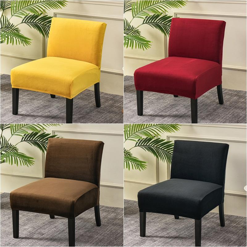 

Бархатный чехол на стул с акцентом без подлокотников Розовый чехол на стул Скандинавские эластичные чехлы на стулья без подлокотников Эластичный защитный чехол для мебели