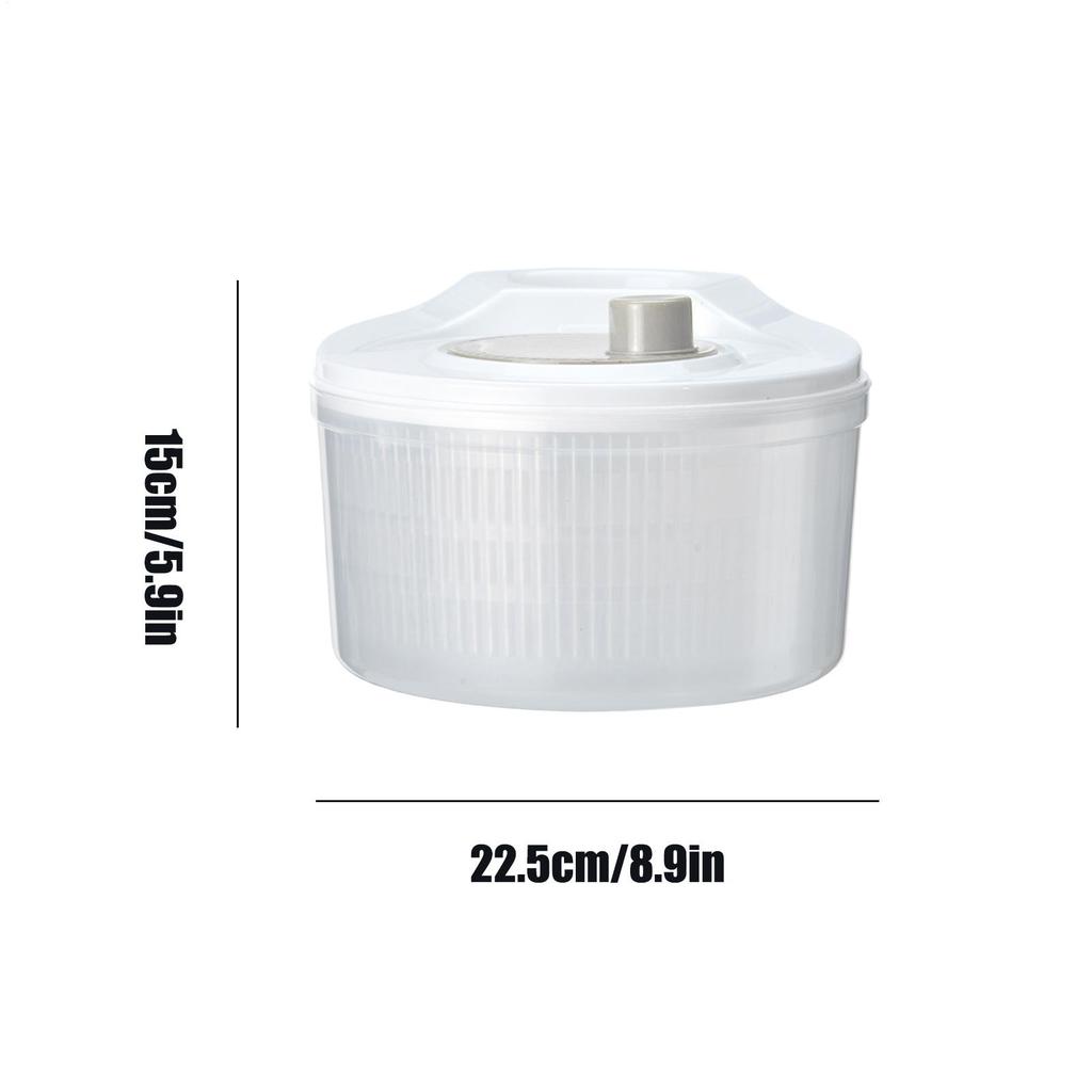 Multi-functional Vegetable Washing Drain Basket Fruit Strainer Manual Dryer Double-Layer Kitchen Colander For Pasta Salad Berry