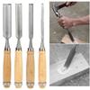 4PCS Woodworking Carving Chisel Carpenter Hand Carving Knife Carpentry Tools