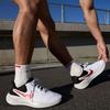 Nike Revolution 7 Size Size Sneakers, White/Black/Photodust/Fire Red, FB2207-102, 24.0cm (Japan), 8.5