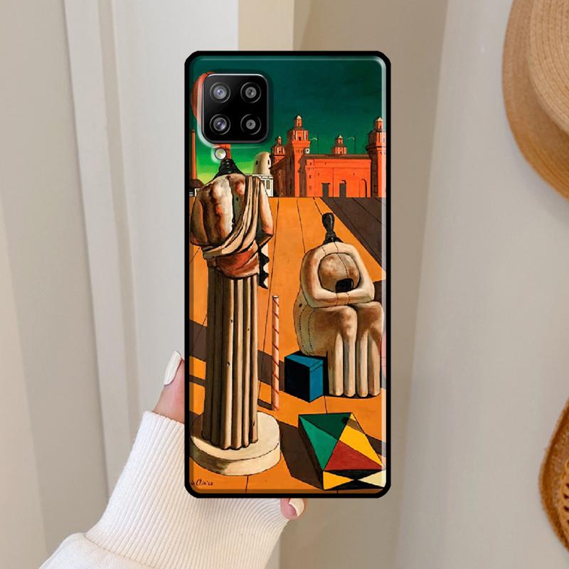 Giorgio De Chirico Art Case For Samsung Galaxy A05 A06 A16 A26 A36 A56 A53 A32 A52 A33 A13 A55 A35 A15 A14 A34 A54