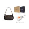 Coach Teri 25 Classic Monogram Zipper Closure Leather And Synthetic Leather Tote Shoulder Crossbody Bag Medium Women Bags Brown Black CA548-IMAA8
