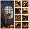 Spider Halloween Hang Tag Light Witch Halloween Front Door  Light Spooky   Prop