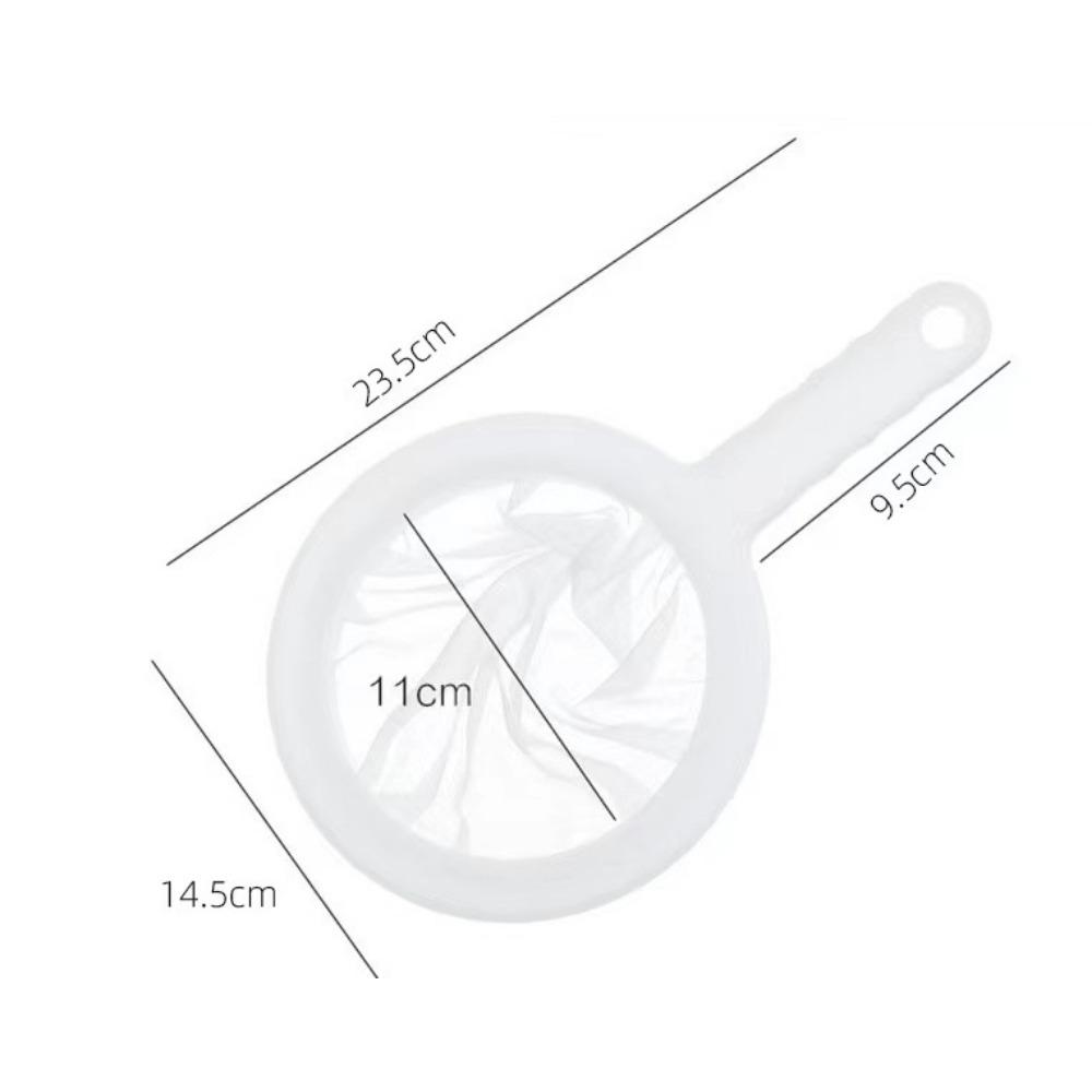 200/400 Mesh Ultra-fine Mesh Strainer Kitchen Nylon Mesh Filter Spoon For Suitable For Soy Milk Coffee Milk Yogurt