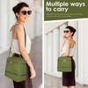 Large Capacity Dual Compartment Insulated Lunch Bag Waterproof Leakproof Handheld Crossbody Office Picnic Men Women