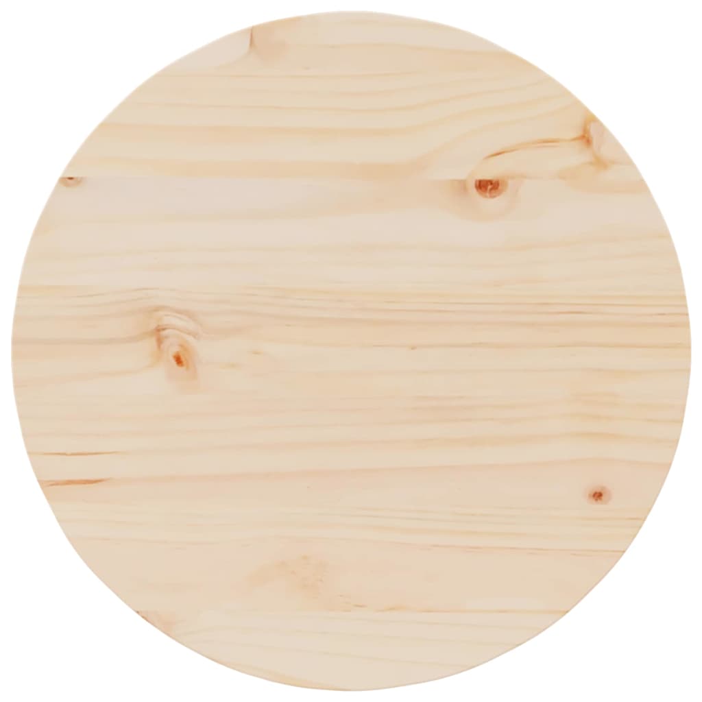 Natural Coffee Table 50 x 50 x 35 cm Solid Pine Wood