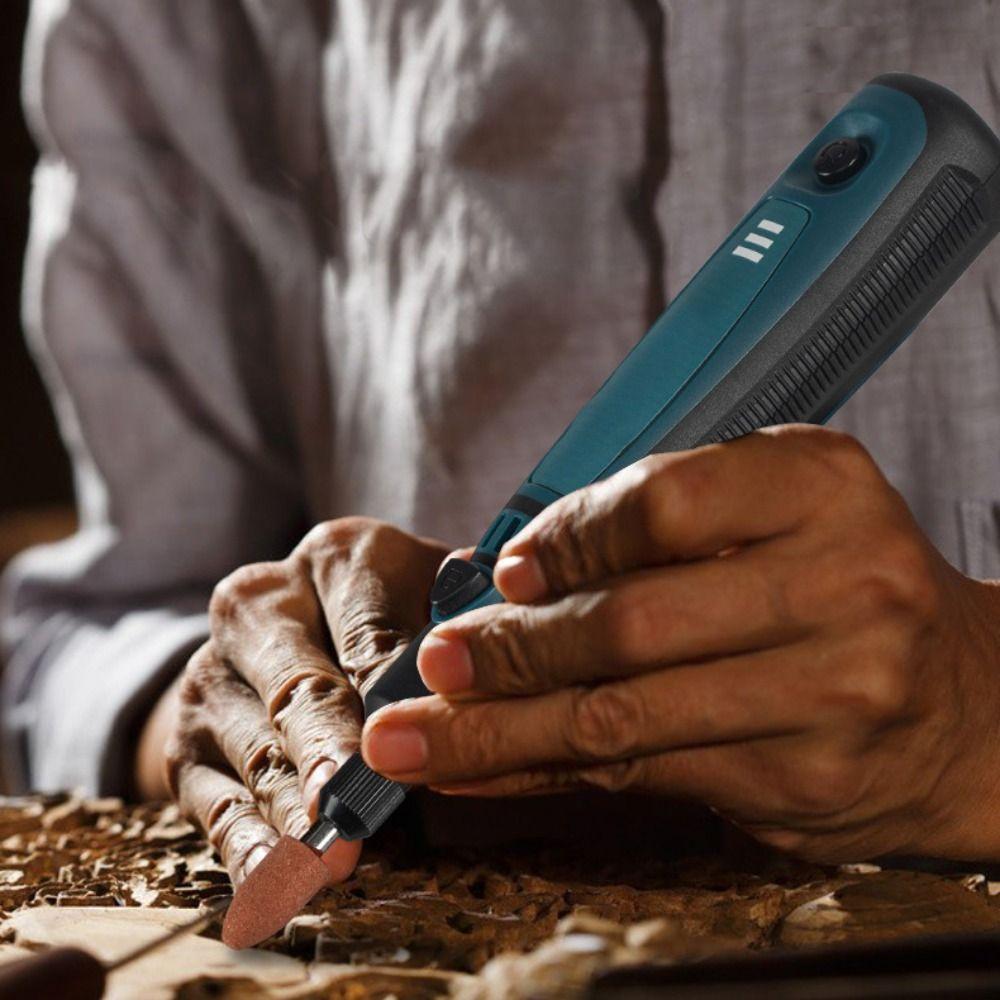 High Speed Small Electric Grinder Wireless 3.6V Electric Polishing Machine Rechargeable Rotary Carve Tool Mini Electric Drill