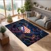 Atletico Madrid Printed Flannel Area Rug Non Slip Soft Polyester Floor Carpet Indoor Decor Mat for Bedroom Living Room Sofa Game Room Home Decoration