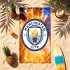 Manchester City FC (14) Tema Plaj Havlusu Kum Tutmaz Yumuşak Ve Rahat Havuz Kamp Yoga Ve Dalış İçin Uygun Bir Seyahat