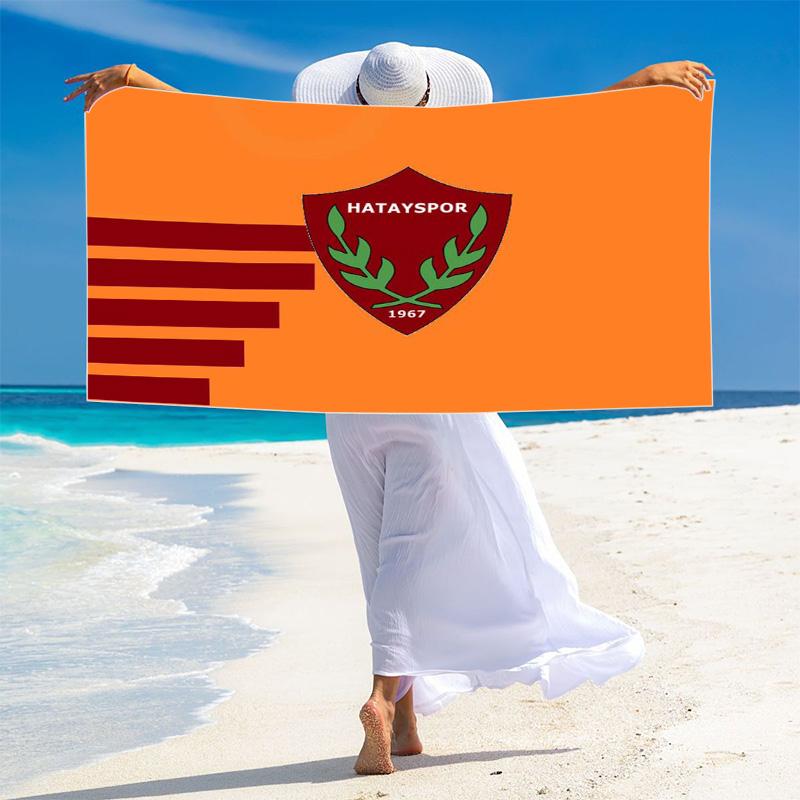 Hatayspor Print Beach Towel, Large Soft Quick Dry Towel for Beach Camping Swimming