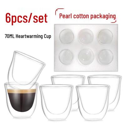 Shangqi Double-Wall Borosilicate Espresso Glasses