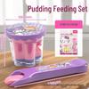 Official Japanese Ramen Pudding Miru - Strawberry Pretend Play Feeding Toy