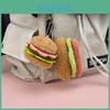 Cute Cherry Cake Burger Three Names Hot Dog Plush Toy Pendant For Bag Or Phone Decoration