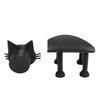 3 Stück Schwarze Katze Toilettenpapierhalter Set Lustiges Tier Toilettenpapier Aufbewahrungsständer für Badezimmer Küche Toilettenpapierrollen Aufbewahrungsorganisator