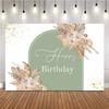 Boho Baby Shower Backdrop Pampas Grass Background for Baby Shower Theme Decoration Hello Baby Floral Boho Party Supplies
