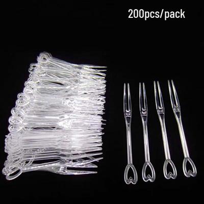 Disposable Thickened Plastic Fruit Forks