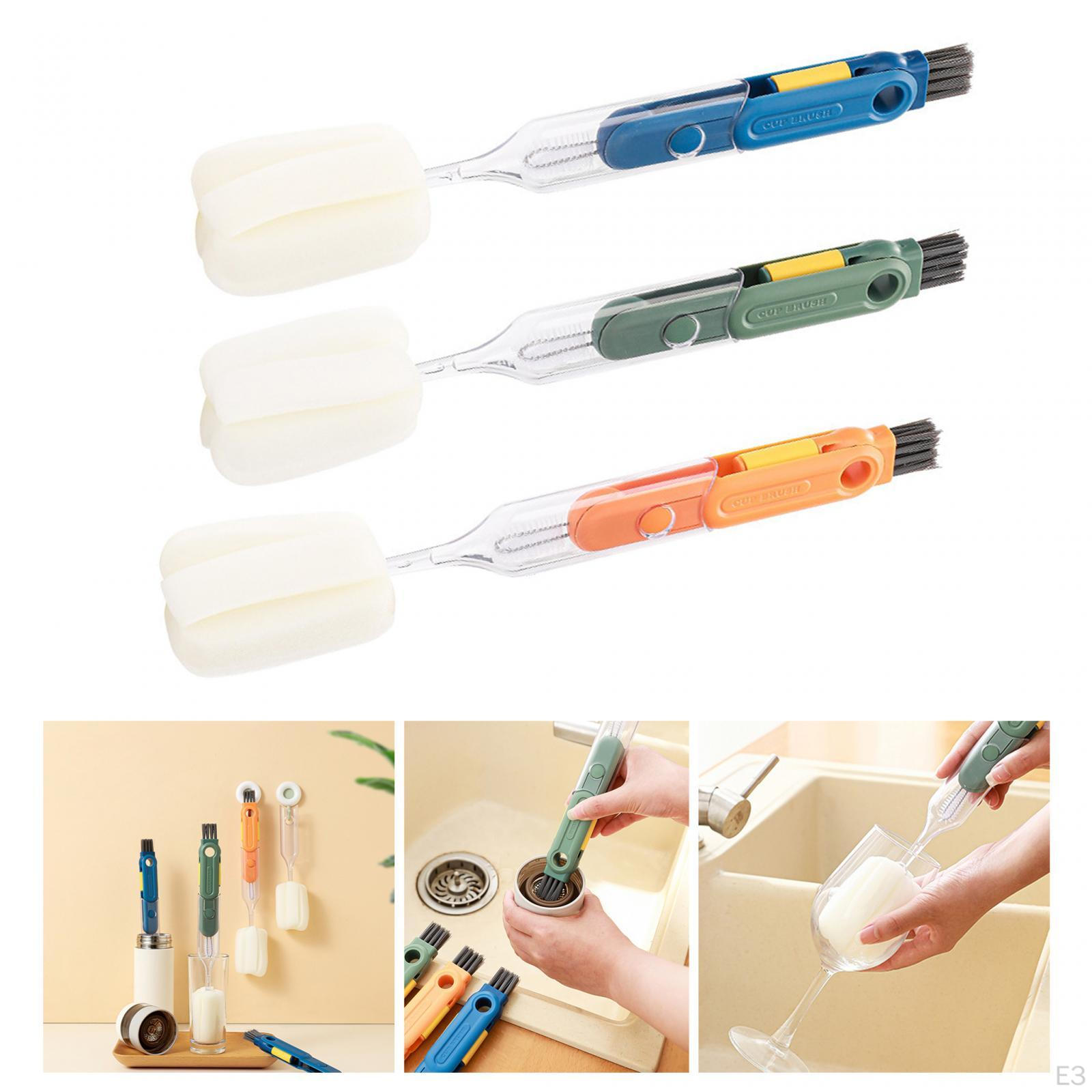 Flaschenbürstenreinigungsset - PP Schwamm 22Cm | C Produktbild-Vorschau 11