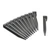 Stakes for Garden Borders - NATURE - Gray Polypropylene Anchors - Pack of 10
