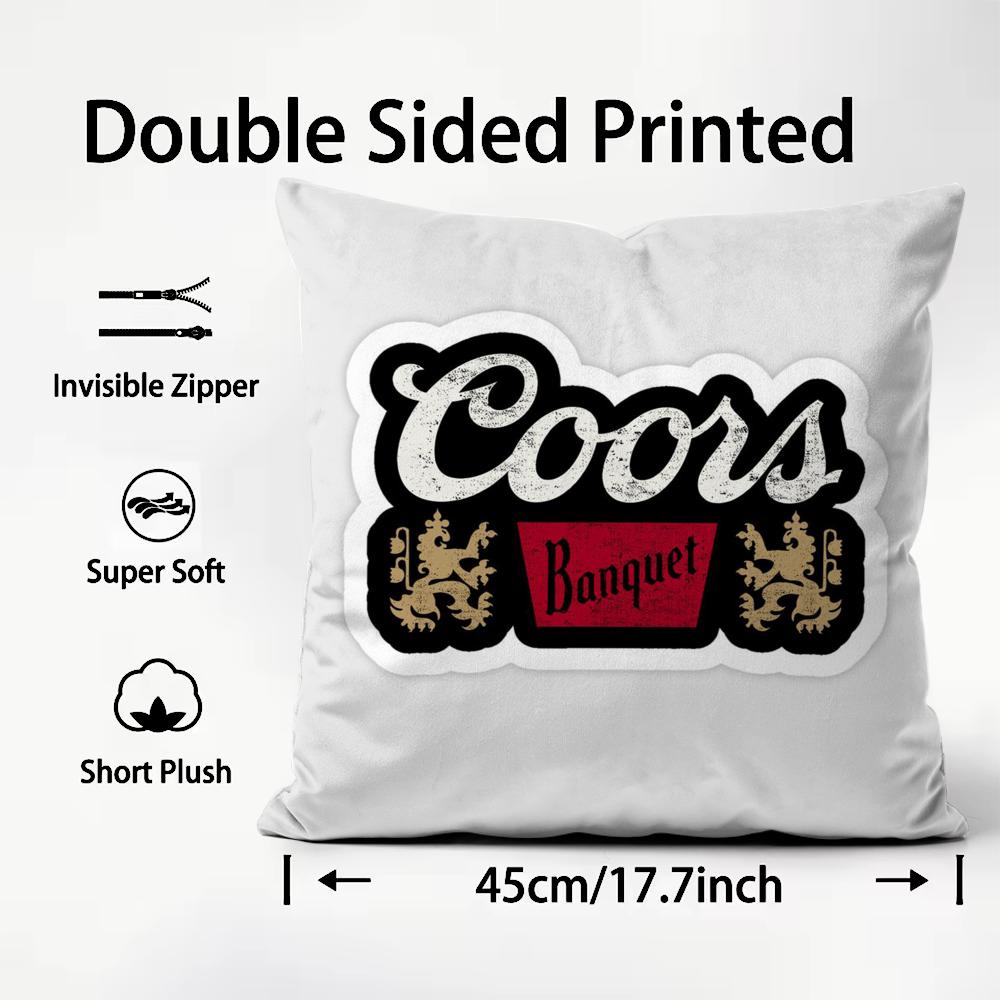 C-Coors Classic Cushion Cover Pattern Printed Pillowcase for Living Room Sofa Cushion Cover & Bedroom Decor
