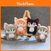 Adorável Raposa Fofa de Pelúcia Brinquedo Animal de Pelúcia Macio Acessório Chaveiro